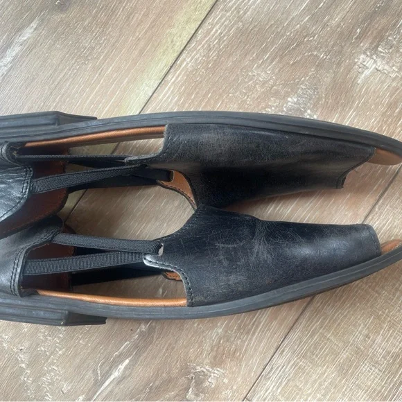 Black Open-Toe Sandals - Picture 4 of 9